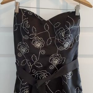 Black Strapless Dress